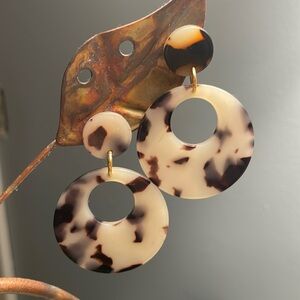 Anthropologie Tortoise Earrings